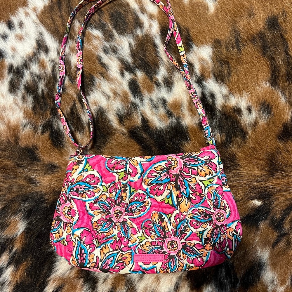 Vera Bradley Pink Floral Shoulder Bag